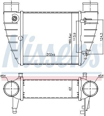 Comprar 96426 Nissens Turbo intercooler