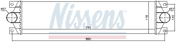 Enfriador de aire de admisión Nissens 96767