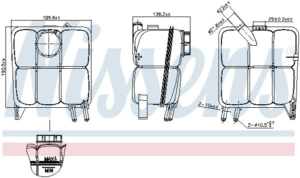 Botella expansion Nissens 996138 precio, desde 12,71 EUR