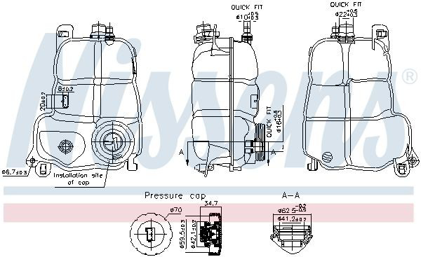 Botella expansion Mercedes A hatchback (W177) (2018 - 2026) precio, desde 56,12 EUR