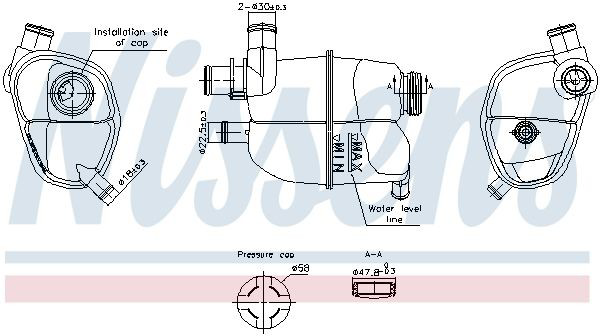  Vaso de expansión Smart FORTWO 
