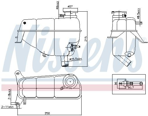Comprar Vaso de expansión Mercedes E  A124