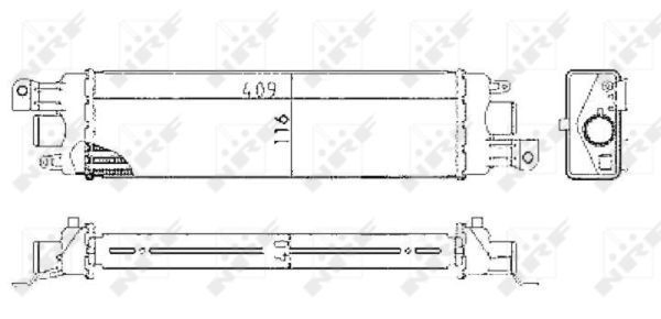 Radiador de intercooler para Fiat Palio  178BX