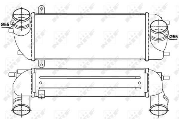 Intercooler 30338 NRF