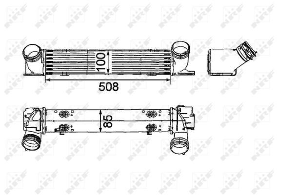 30797 NRF Radiador de intercooler