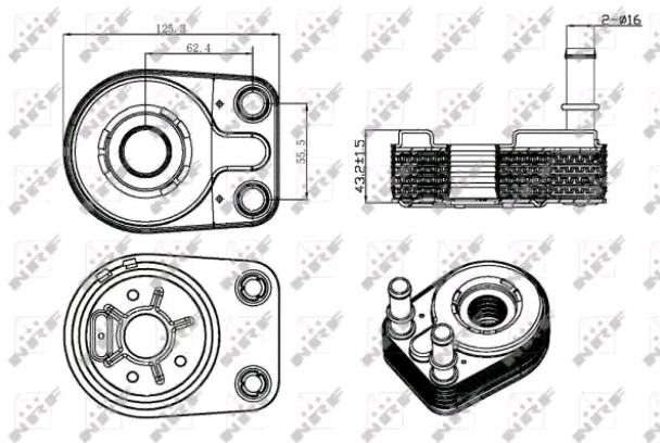 Comprar 31323 NRF Radiador de aceite