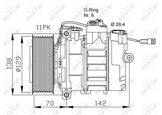 Compresor de ac Mercedes Benz Truck TRUCK ACTROS 