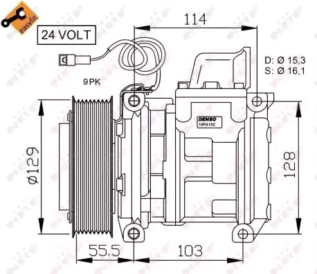 A541230101180 Mercedes Compresor climatizador