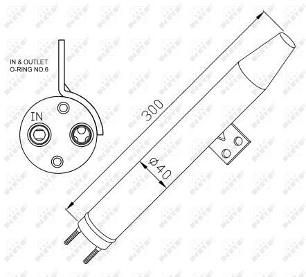 Filtro deshidratante NRF 33306
