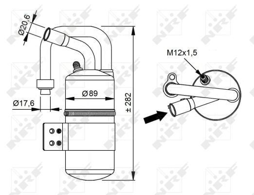 Filtro deshidratante NRF 33339