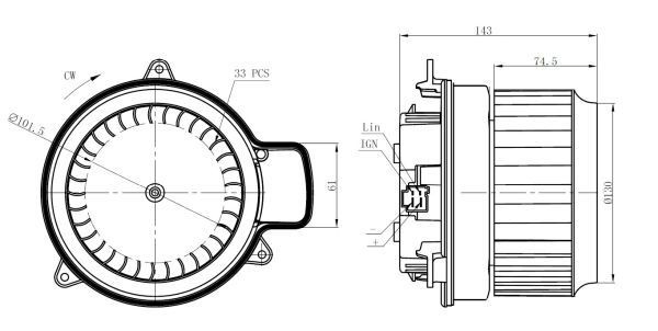 Comprar Ventilador habitáculo Audi A8 D4 4H2, 4H8, 4HC, 4HL