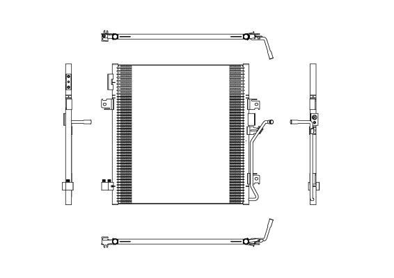 Aire acondicionado capacitor Fiat/Alfa/Lancia K68033237AA precio, desde 120,90 EUR