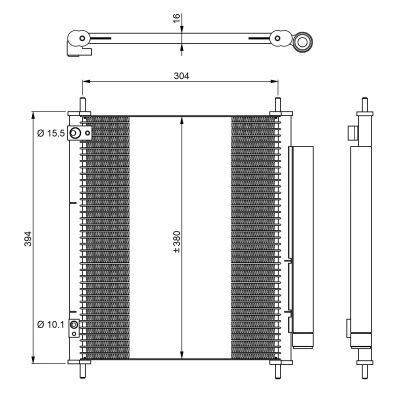 Aire acondicionado capacitor NRF 350326 precio, desde 124,61 EUR
