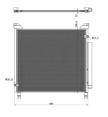 Aire acondicionado capacitor Toyota Hilux pick-up (GUN12, GUN13) (2015 - 2026) precio, desde 102,40 EUR