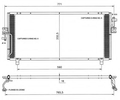 Comprar Condensador aire acondicionado Nissan Terrano II R20