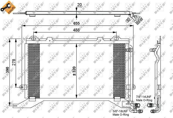 Aire acondicionado capacitor NRF 35240 precio, desde 96,01 EUR