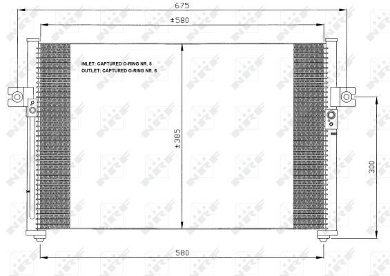  Condensador aire acondicionado Hyundai H-1 STAREX 