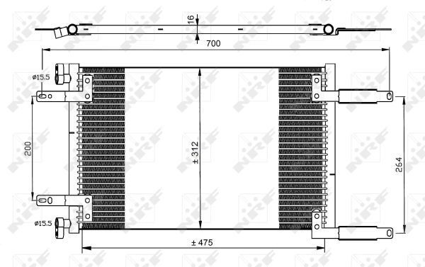 Aire acondicionado capacitor NRF 35493 precio, desde 71,51 EUR