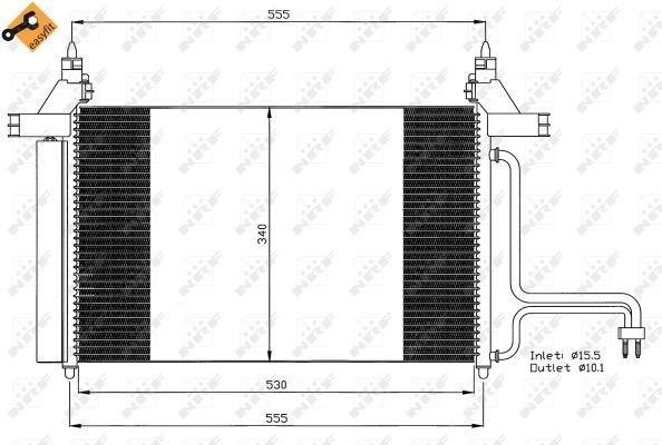 Comprar Condensador aire acondicionado Fiat Stilo  192