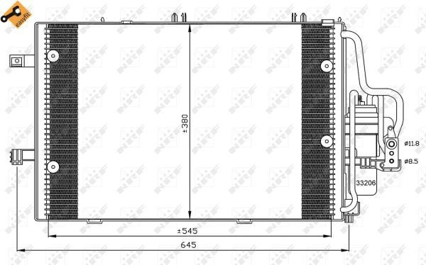 Comprar 35530 NRF Condensador de aire acondicionado
