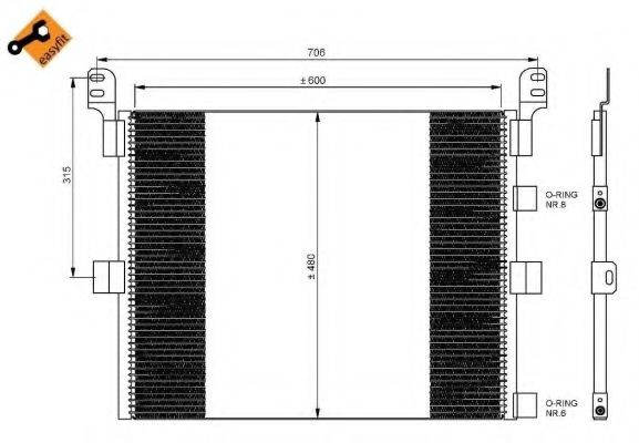 Aire acondicionado capacitor NRF 35788 precio, desde 102,06 EUR