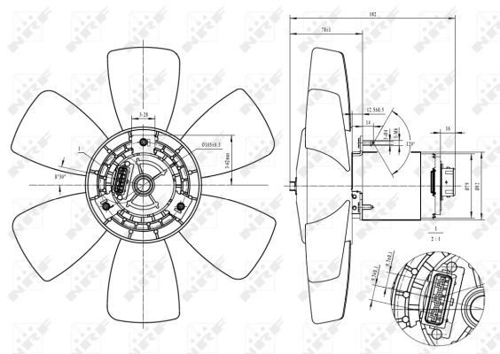 Comprar 47429 NRF Ventilador del motor