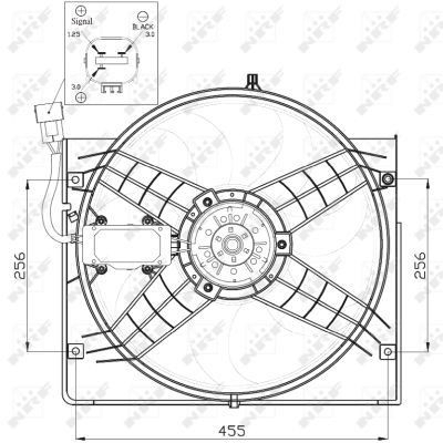Comprar 47442 NRF Ventilador de radiador
