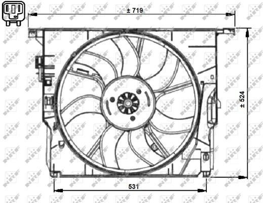 Comprar 47727 NRF Ventilador de radiador