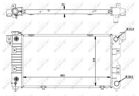 50238 NRF Refrigeración del motor