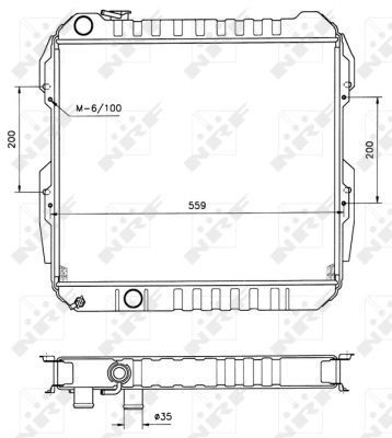 Radiador de água Toyota 4 Runner 