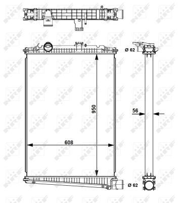 509679 NRF Refrigeración del motor