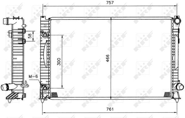 51586 NRF Refrigeración del motor