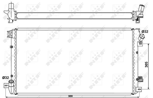 7701066109 Nissan/Infiniti Refrigeración del motor