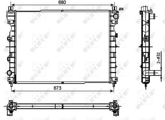 Refrigeración del motor para Land Rover Freelander I L314