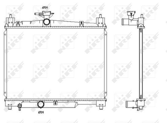 Comprar 53270 NRF Radiador de auto