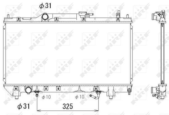 53278 NRF Refrigeración del motor