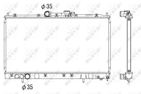 53312 NRF Refrigeración del motor