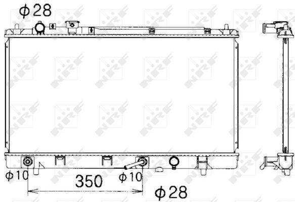 Comprar 53340 NRF Radiador de auto