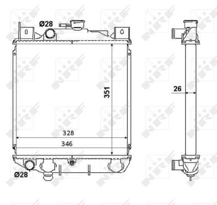 53350 NRF Refrigeración del motor