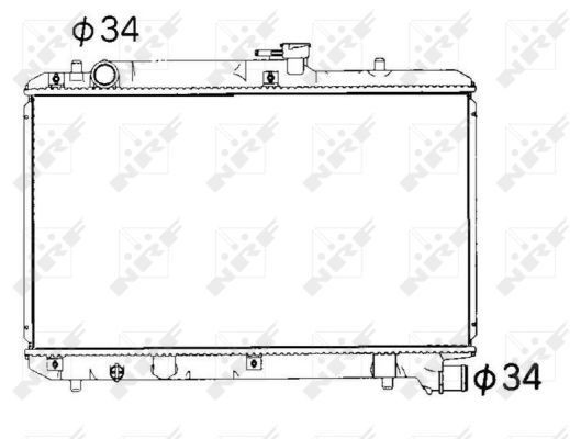 53351 NRF Refrigeración del motor