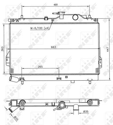 53364 NRF Refrigeración del motor