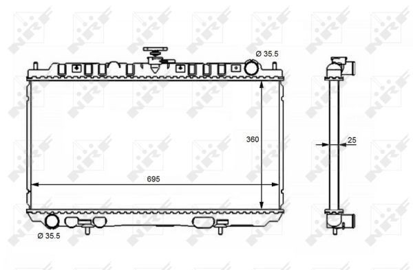 Comprar Radiador Nissan Almera TINO V10