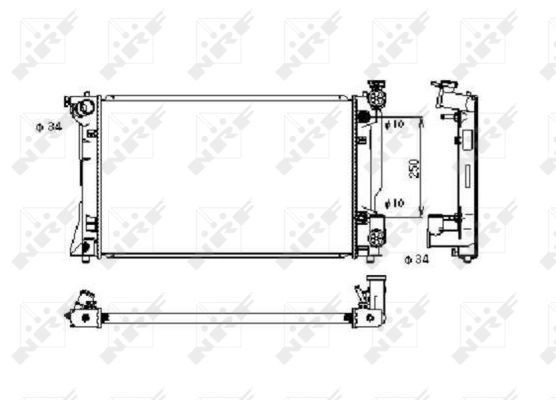 53395 NRF Refrigeración del motor