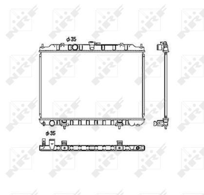Comprar 53452 NRF Radiador de auto