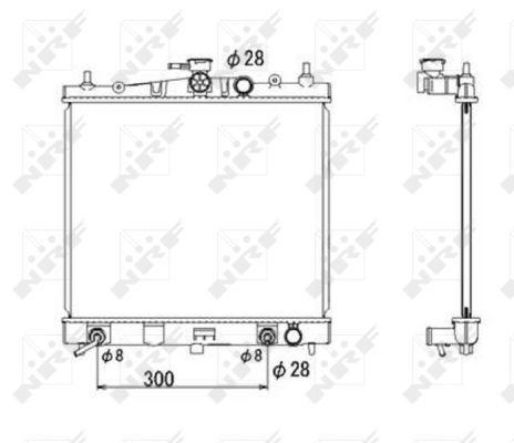 Comprar 53535 NRF Radiador de auto