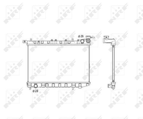 Refrigeración del motor para Nissan Sunny III N14