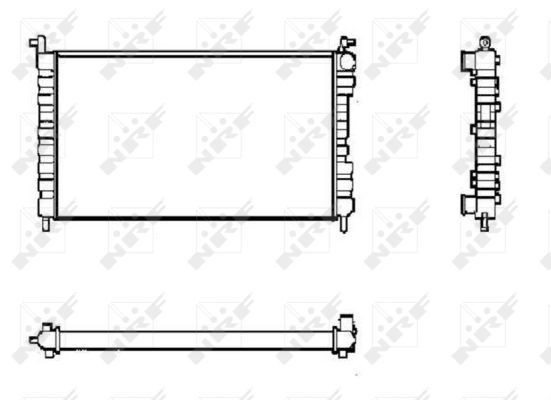 Comprar 53600 NRF Radiador de auto