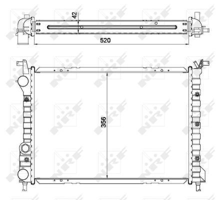 53608 NRF Refrigeración del motor