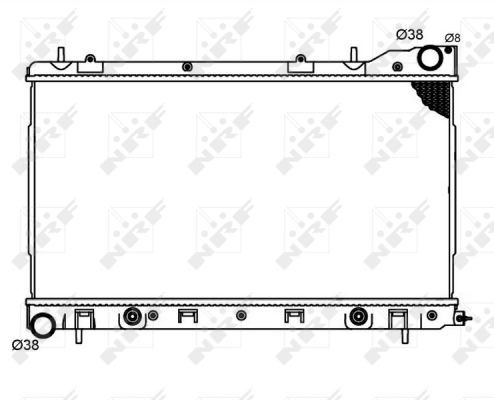 53711 NRF Refrigeración del motor