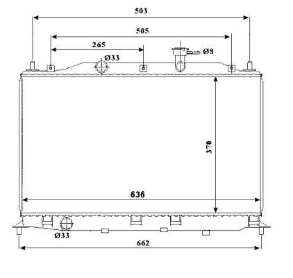 53822 NRF Refrigeración del motor